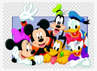 Mickey And Friends Png Clipart Mickey Mouse Minnie - Mickey Mouse And Minnie Mouse And Friends