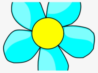 Light Blue Flower Clip Art