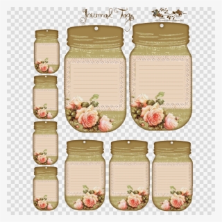 Name Tag Clipart Mason Jar Label Name Tag - Mason Jar Labels Png