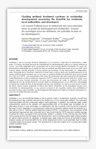 Floating Wetland Treatment Systems