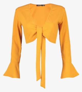 Aesthetic Croptop Yellow Clothes - Aesthetic Crop Top Png