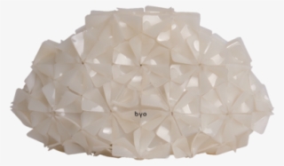 Shell Clutch In Ghost White - Hydrangea