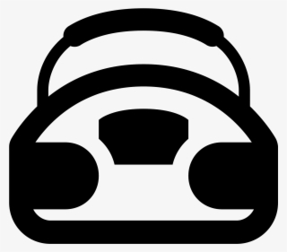 There Is A Rectangle With Curved Edges And A Curved - Boombox