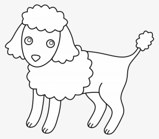 Poodles Coloring Page Clipart Miniature Poodle Puppy - Poodles Clipart Black And White