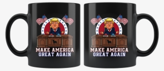 Make America Great Again Trump Nuke Tweet Button Mug