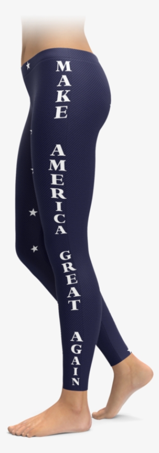 Make America Great Again Trump Leggings - Booty Belongs To A Police Officer Leggins
