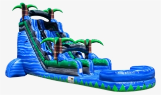 Image Black And White Stock Blow Up Water Slide Clipart - Inflatable Water Slide Obstacle Course
