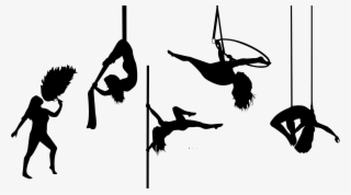 Pole Fitness And Aerial Arts Studio - Aerial Silhouette