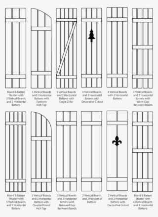 Board And Batten Shutters - Window Shutter