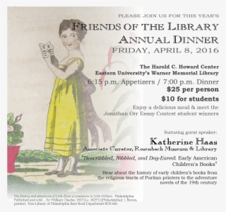 Fol Annual Dinner Invite - Vintage Clothing