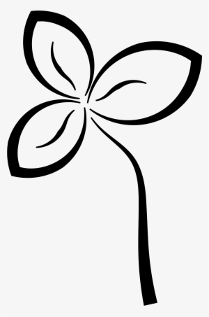 Flower Black And White Transparent Png Pictures - Art Bunga Black And White