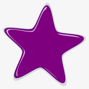 Purple Star Clip Art At Clker - Purple Star Clip Art