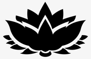 Lotus Flower Silhouette Icons Png - Lotus Silhouette