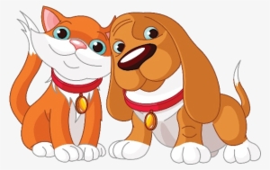 Cartoon Cat And Dog Collection Image Transparent Stock - Dog And Cat Clip Art
