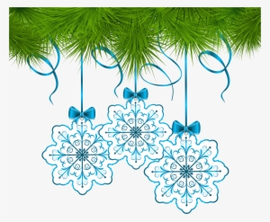 Image Freeuse Library Christmas Snowflakes Clipart - Christmas Snowflake Ornaments Png
