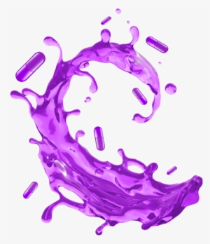 Purple Star Cliparts - Purple Splash Png