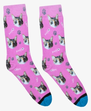 Custom Cat Socks - Divvy Up Cat Socks