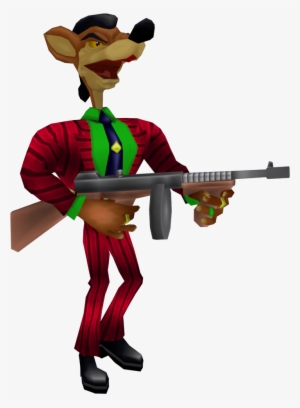 20th Anniversary Edition Render Pinstripe Potoroo - Crash Twinsanity Pinstripe