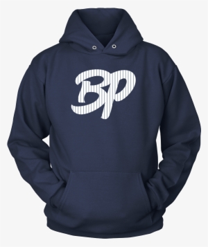 Bp With Pinstripes Hoodie - Hardcore Detroit Football Fan Pullover Hoodie