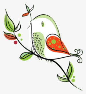 Red Headed Finch Clipart Whimsical Bird - Bird Illustration