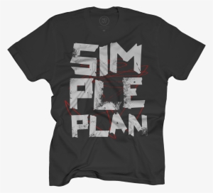 Simple Plan Tape Scratch On Black $25 - Simple Plan