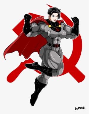 Soviet-superwoman - Cartoon