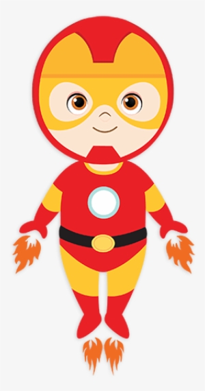 Stickers For Kids - Coolteedesignz Boy Super Hero - Iron Man - Bodysuit