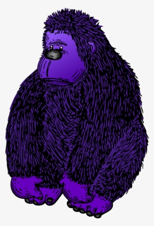 Gorilla With Colour - Gorilla Clip Art