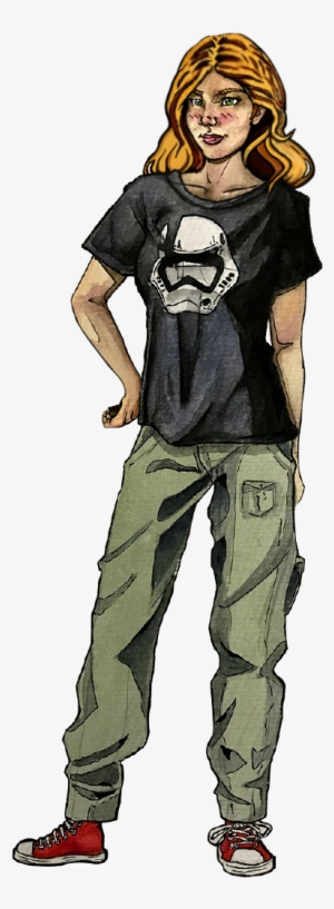 Those Below Have Previously Painted In Ink And Watercolors - Halloween Costume