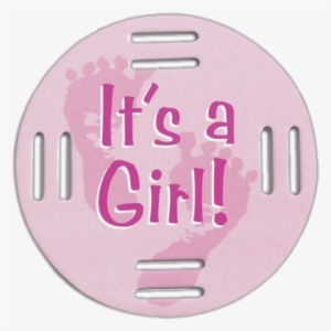 It's A Girl Fobbie - Badge