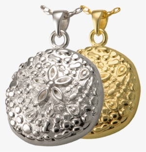 Sand Dollar Cremation Pendant - Sterling Silver Cremation Jewelry - Sand Dollar Necklace
