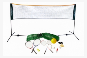 Badminton Volleyball And Tennis Set With A 5m Net - Traditional Garden Games 3 M Badminton Volleyball