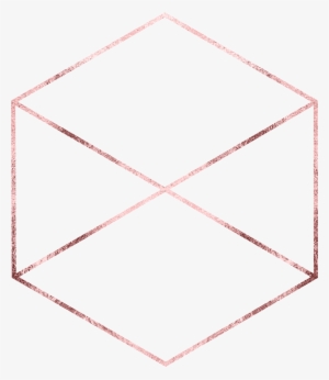 Hexagon Outline - Gold Hexagon Png