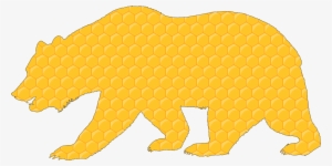 Bear Honeycomb Computer Icons Hexagon Animal - Bear And Honey Comb
