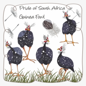 Guinea Fowls Machine Embroidery Designs - Guinea Fowl Cartoon