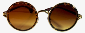 Tomboy Retro Sunglasses - Transparent Vintage Sunglasses Png