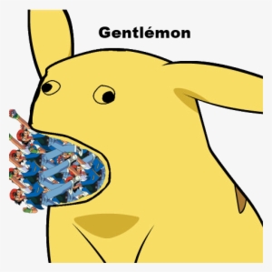 Gentlémon Pikachu Pokémon X And Y Ash Ketchum Yellow - Pikachu And Ash Meme