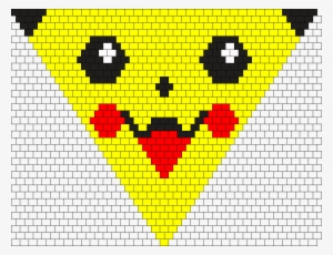 Pikachu Face Banadana Bead Pattern - Face