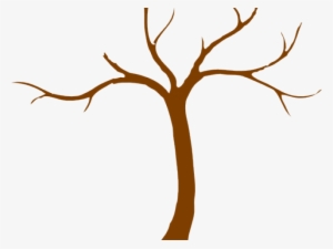 Dead Trees Silhouette Clipart