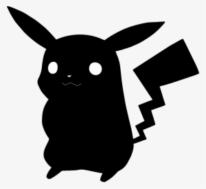 Clipart Royalty Free Download Pikachu Clipart Black - Pikachu Pokemon Silhouette