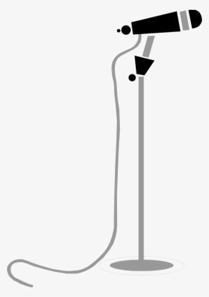 Microphone - Microphone Stand Clip Art