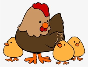 Hen And Chicks Cartoon - Cartoon Hen And Chicks