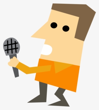 Image Royalty Free Download Description - News Reporter Clipart