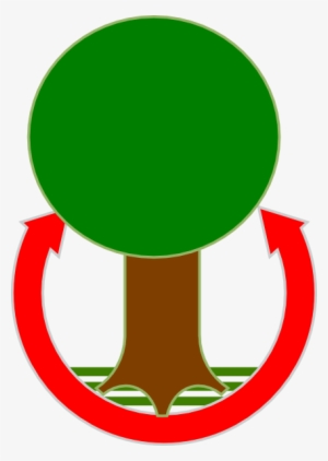 Tree With Brown Trunk Png