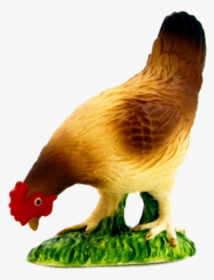 Hen Eating - Mojo Hen Figurine