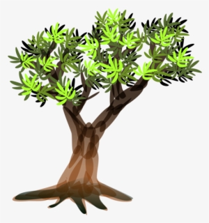 Branch Tree Trunk Forest Wood - Arvore Com Galhos Png