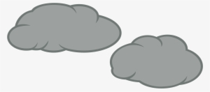 Two Clouds Cutie Mark Request By The - Dark Cloud Cartoon Png