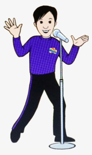 Cartoon Danny Singing With The Microphone - Portable Network Graphics