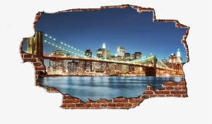 Breaking Wall Brookyln Bridge Nyc - Brooklyn Bridge