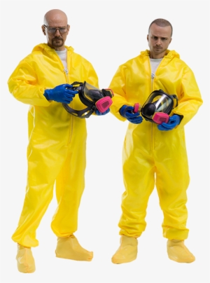 Walter White And Jesse Pinkman In Hazmat Suits Figure